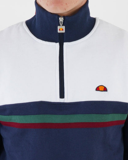 Ellesse Causa Zip Sweater Navy/White