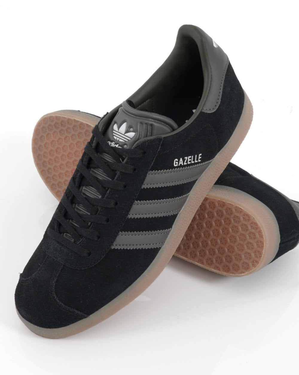 Adidas Gazelle Trainers Black/Grey