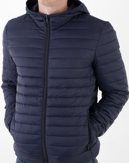 Benetton Lightweight Puffer Jacket Navy