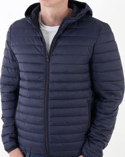 Benetton Lightweight Puffer Jacket Navy