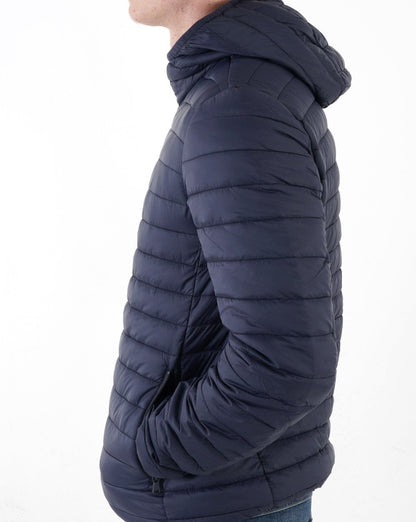 Benetton Lightweight Puffer Jacket Navy