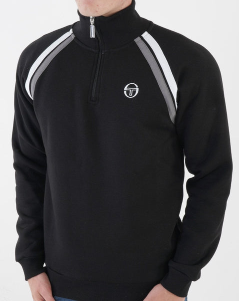 Sergio Tacchini Fratello 1/4 Zip Sweat Black