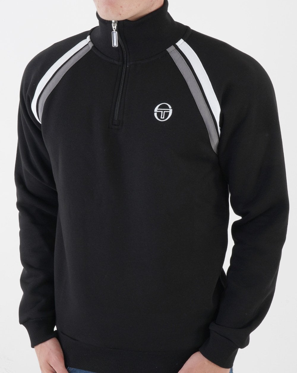 Sergio Tacchini Fratello 1/4 Zip Sweat Black