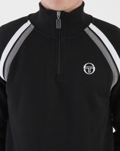 Sergio Tacchini Fratello 1/4 Zip Sweat Black