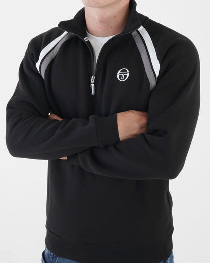 Sergio Tacchini Fratello 1/4 Zip Sweat Black