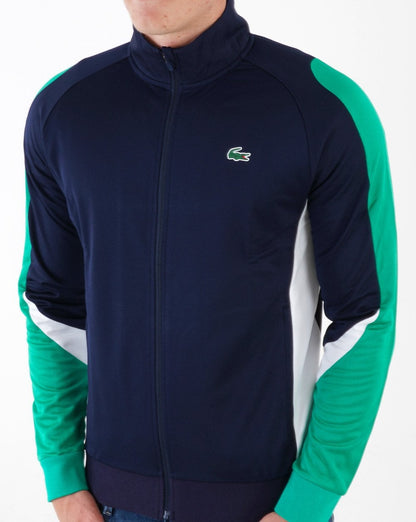 Lacoste Sport Contrasting Track Top Navy/Green