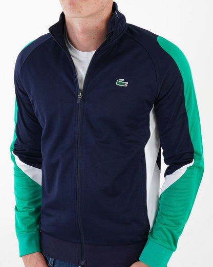 Lacoste Sport Contrasting Track Top Navy/Green