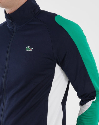 Lacoste Sport Contrasting Track Top Navy/Green