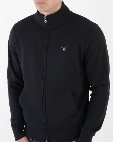 Gant Original Full Zip Sweat Black