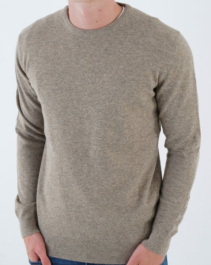 Barbour Lambswool Jumper Fossil