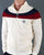 Sergio Tacchini Fohn Track Top Off White/Navy Blue