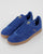Adidas Gazelle Trainers Power Blue- Gold