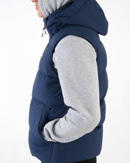 Tommy Jeans Hooded Down Gilet Navy