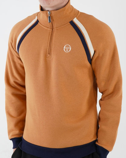 Sergio Tacchini Fratello 1/4 Zip Sweat Almond