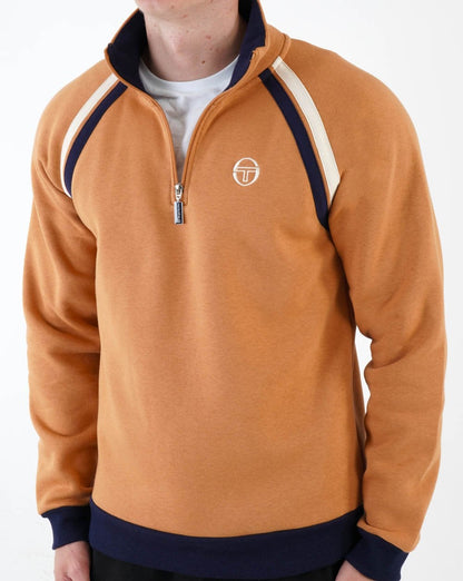 Sergio Tacchini Fratello 1/4 Zip Sweat Almond