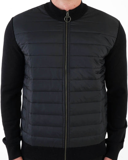 Barbour Carn Baffle Zip Through Black