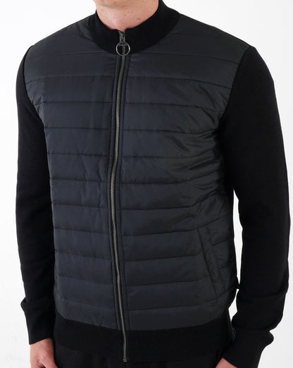 Barbour Carn Baffle Zip Through Black