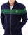 Sergio Tacchini Masters Velour Track Top Navy/Dark Green