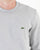 Lacoste Cotton Sweatshirt Silver Chine