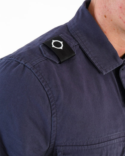 Ma.strum Two Pocket Overshirt Navy