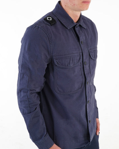 Ma.strum Two Pocket Overshirt Navy