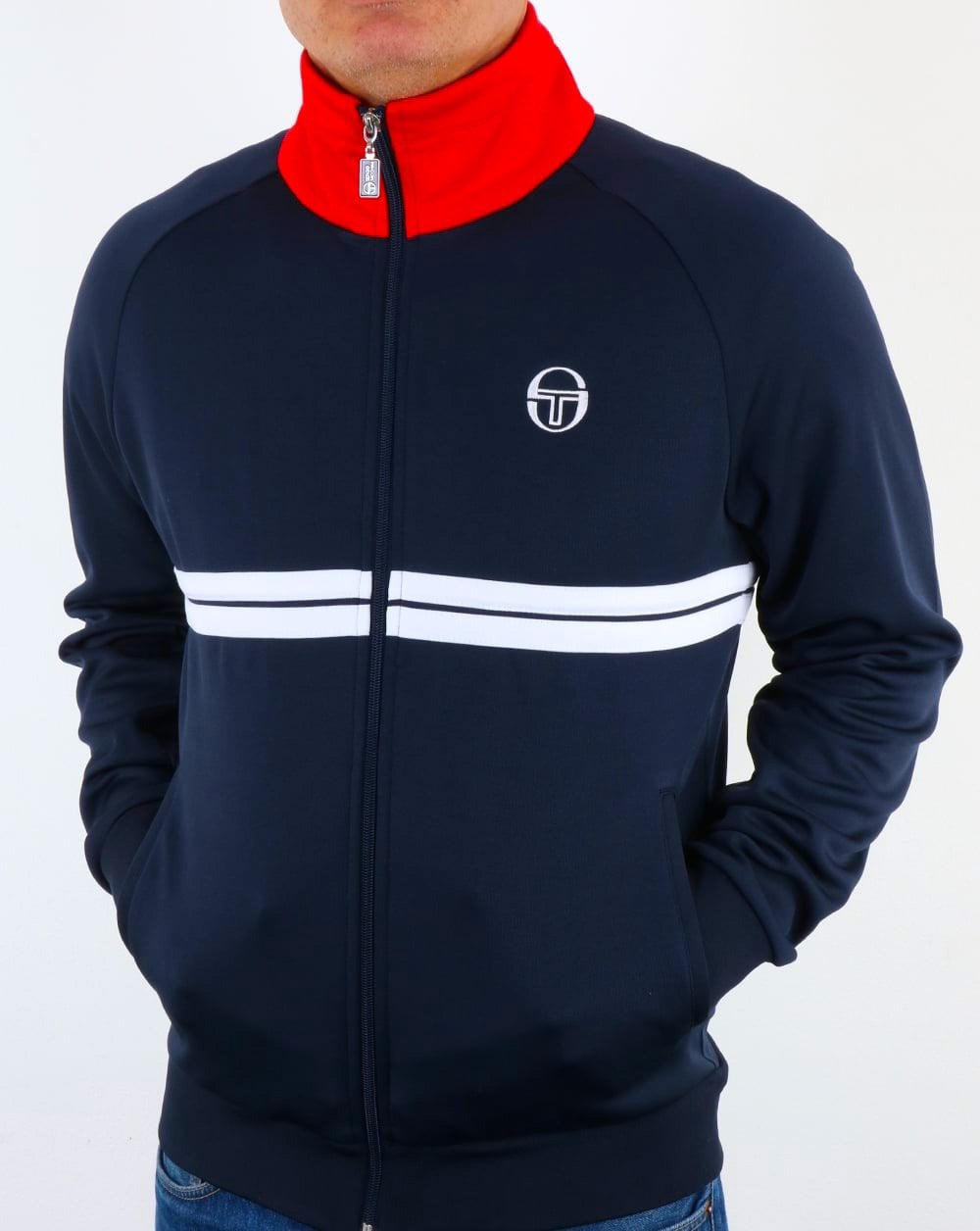 Sergio Tacchini Dallas Track Top Navy/Red/White