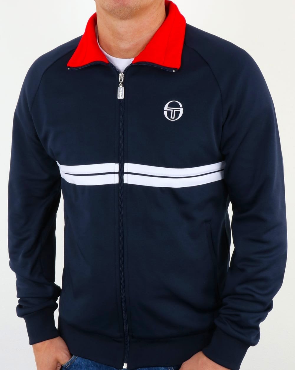 Sergio Tacchini Dallas Track Top Navy/Red/White