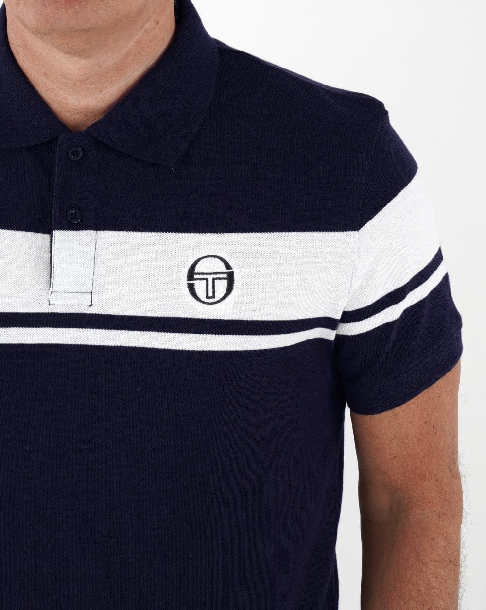 Sergio Tacchini Young Line Polo Shirt Navy/White