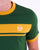 Sergio Tacchini Masters T Shirt Dark Green/Gold