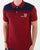 Sergio Tacchini New Young Line Polo Shirt Burgundy / Navy