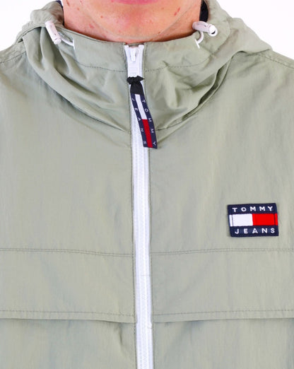 Tommy Jeans Chicago Windbreaker Faded Green
