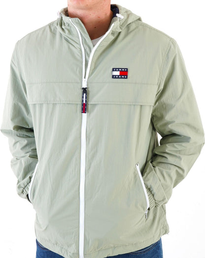 Tommy Jeans Chicago Windbreaker Faded Green