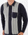 Gabicci Vintage Law Button LS Knit Polo Navy