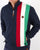 Trojan Cut & Sew Stripe Track Top Navy