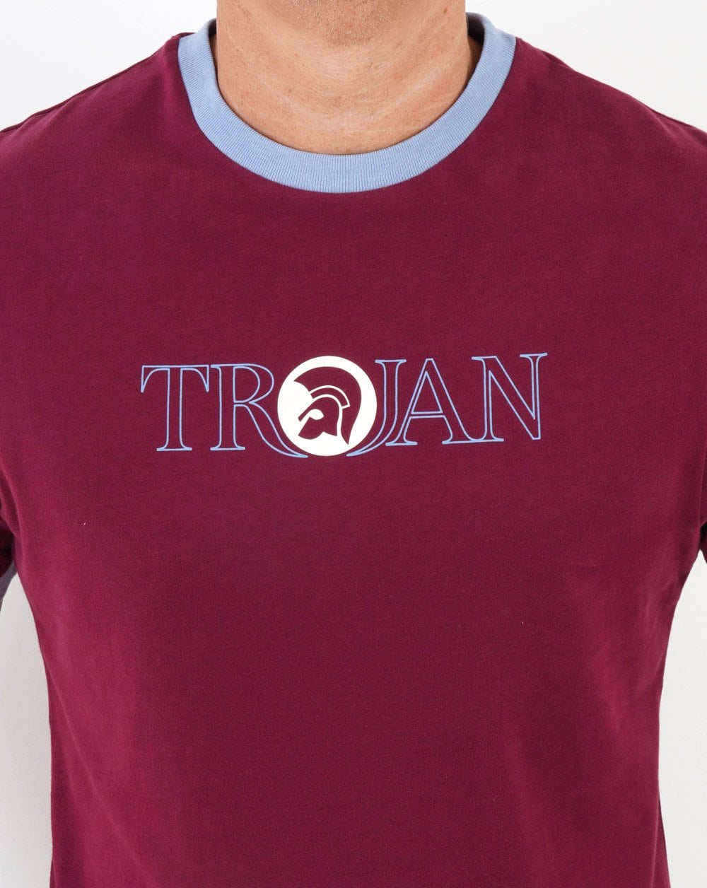 Trojan Outline Logo T Shirt Port