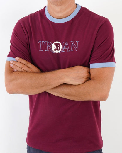 Trojan Outline Logo T Shirt Port