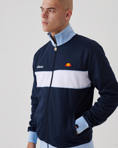 Ellesse Chest Panel Track Top Navy/ Sky