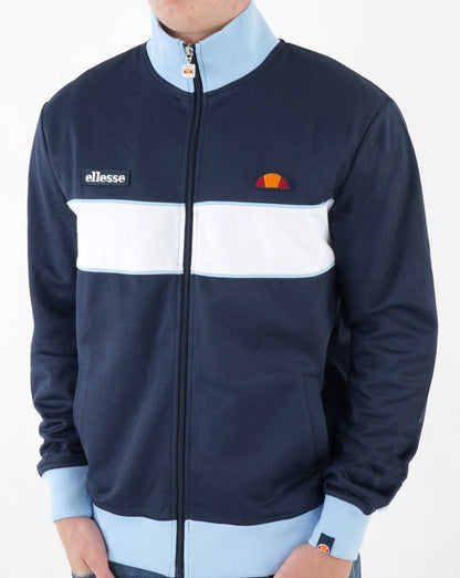Ellesse Chest Panel Track Top Navy/ Sky