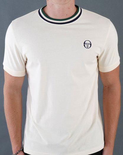 Sergio Tacchini Rainer T Shirt Off White