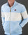 Fila Vintage Velour Track Top Sky Blue/Off White