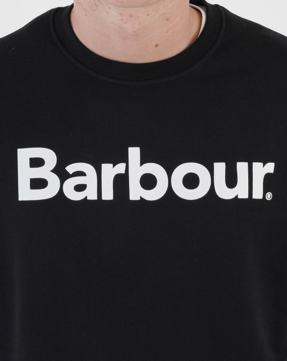 Barbour Logo Crew Neck Sweatshirt Black