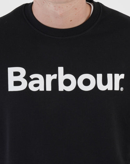 Barbour Logo Crew Neck Sweatshirt Black