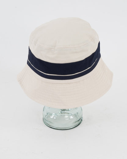 Sergio Tacchini Newsford Bucket Hat Buttercream/Navy Blue