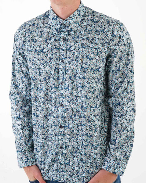 Gabicci Vintage Harry Shirt Blue