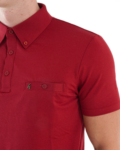 Gabicci Vintage Ladro Polo Shirt Red
