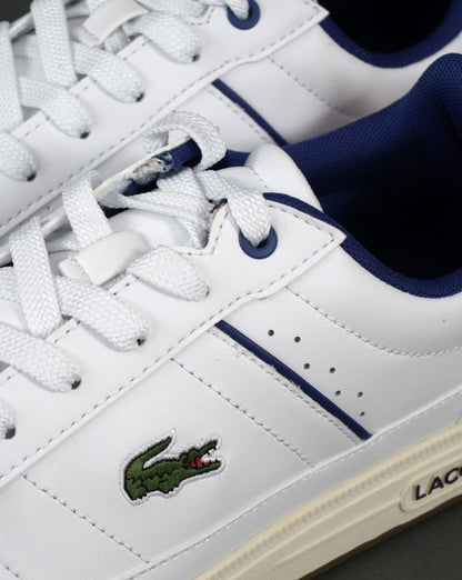 Lacoste Europa Pro Leather Trainer White/Red