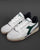 Diadora Davis Leather Trainer White/Green/Navy