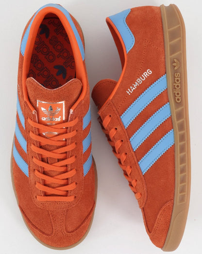 Adidas Hamburg Trainers Orange/Light Blue