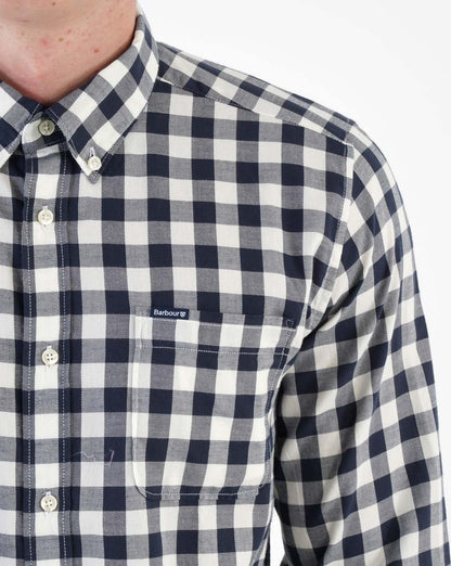 Barbour Drover Tailored Fit Shirt Navy