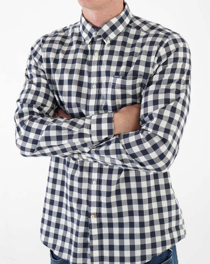 Barbour Drover Tailored Fit Shirt Navy